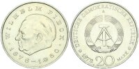 DDR Gedenkmünze 20 Mark 1972 A Wilhelm Pieck vz-stgl. Jäger 1541