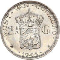Niederlande Kolonien Curacao 2 1/2 Gulden 1944 D (Denver)...