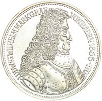 BRD Gedenkmünze 5 DM 1955 G Markgraf von Baden...