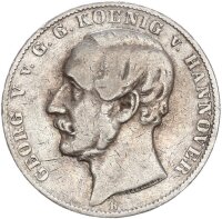 Braunschweig-Calenberg-Hannover Georg V. Taler 1857 B...