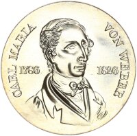 DDR Gedenkmünze 10 Mark 1976 A Carl Maria von Weber...