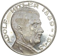 Drittes Reich Medaille ohne Jahr Adolf Hitler PP