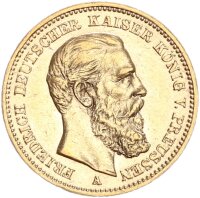 Preußen Friedrich III. 20 Mark 1888 A...