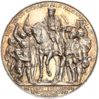 Preußen Wilhelm II. 3 Mark 1913 A Befreiungskriege...