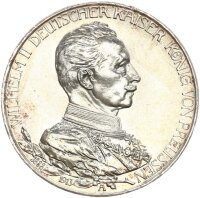 Preußen Wilhelm II. 3 Mark 1913 A...
