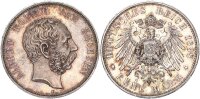 Sachsen Albert 5 Mark 1898 E Silber f. stgl. Jäger 125