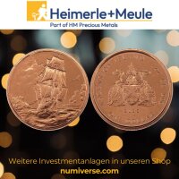 Heimerle + Meule 1 Dollar 1 oz Copper Ascension Island...