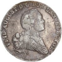 Sachsen-Albertinische-Linie Friedrich August III. Taler...