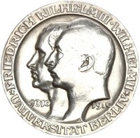 Preußen Wilhelm II. 3 Mark 1910 A Universität...