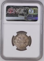 Kaiserreich 1 Mark 1914 A großer Adler, NGC MS 67...