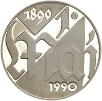 DDR Gedenkmünze 10 Mark 1990 A 100 Jahre Tag der...