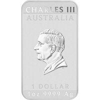 Australia 1 Dollar 2025 Dragon Rectangular 1 oz Silber...