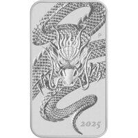 Australia 1 Dollar 2025 Dragon Rectangular 1 oz Silver...