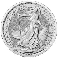 Britannien 50 Pence 2024 1/4 oz Silber