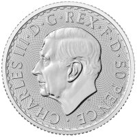 Britannien 50 Pence 2024 1/4 oz Silber