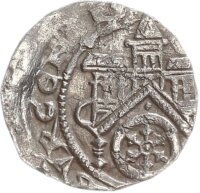 Bistum Konrad II. von Rietberg Pfennig Wiedenbrück...