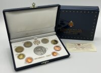 Vatikan KMS 1 Cent bis 2 Euro + Medaille 2007 IPZS -...