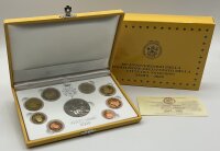Vatikan KMS 1 Cent bis 2 Euro + Medaille 2009 IPZS -...