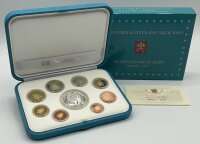 Vatikan KMS 1 Cent bis 2 Euro + 20 Euro 2019 IPZS -...