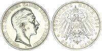 Preußen Wilhelm II. 3 Mark 1909 A Silber vz Jäger 103