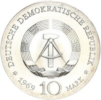 DDR Gedenkmünze 10 Mark 1969 A Johann Friedrich...