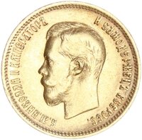 Russland Nikolaus II. 10 Rubel 1899 St. Petersburg Gold...