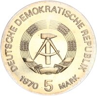DDR Gedenkmünze 5 Mark 1970 A Wilhelm Conrad...