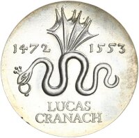 DDR Gedenkmünze 20 Mark 1972 A Lucas Cranach Silber...