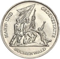 DDR Gedenkmünze 10 Mark 1972 A Buchenwalddenkmal...