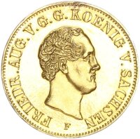 Sachsen Königreich Friedrich August II. 10 Taler...