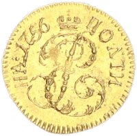 Russland Kaiserreich Elisabeth 1/2 Rubel (Poltina) 1756...