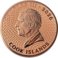 B.H. Mayers 10 Cents 1 oz Copper Coin Cook Islands Bounty...