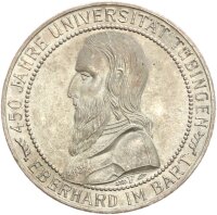 Weimarer Republik 5 Reichsmark 1927 F Tübingen...