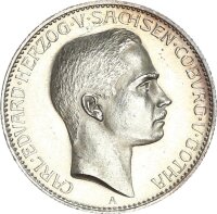 Sachsen-Coburg-Gotha Carl Eduard 2 Mark 1905 A Silber...