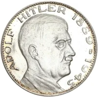 Drittes Reich Medaille ohne Jahr Adolf Hitler PP