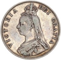 Großbritannien Victoria 2 Florin (Double Florin)...