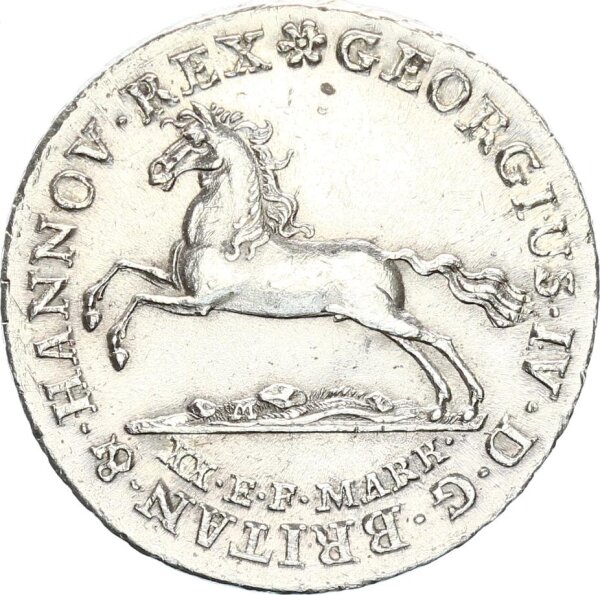 Braunschweig-Calenberg-Hannover Georg IV. 16 Gute Groschen 1821 Silber vz-stgl.
