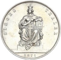 Brandenburg-Preußen Wilhelm I. Siegestaler 1871 A...