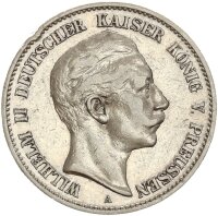 Preußen Wilhelm II. 2 Mark 1891 A Silber ss...