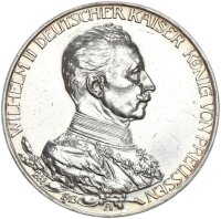 Preußen Wilhelm II. 3 Mark 1913 A...