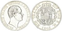 Mecklenburg-Schwerin Friedrich Franz II. Taler 1848 Silber ss+