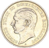 Schwarzburg-Rudolstadt Günther Victor 2 Mark 1898 A...