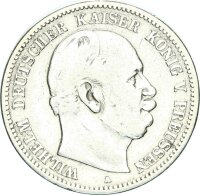 Preußen Wilhelm I. 2 Mark 1876 A Silber s-ss...