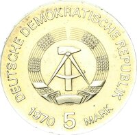 DDR Gedenkmünze 5 Mark 1970 A Wilhelm Conrad...