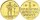 Braunschweig-Wolfenbüttel Fürstentum August Wilhelm Goldabschlag zu einem Dukaten von den Stempeln des Ku.-Pfennigs 1726 EPH (Zellerfeld) Wilder Mann Gold vz