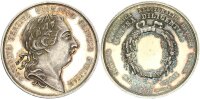 Braunschweig-Calenberg-Hannover Georg III. Medaille 1765 Landwirtschaftliche Gesellschaft Silber vz/stgl.
