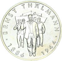 DDR Gedenkmünze 10 Mark 1986 A Ernst Thälmann...