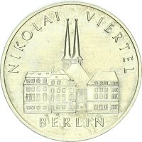 DDR Gedenkmünze 5 Mark 1987 A Nikolaiviertel,...