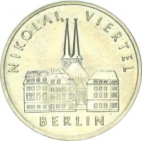 DDR Gedenkmünze 5 Mark 1987 A Nikolaiviertel,...