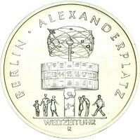 DDR Gedenkmünze 5 Mark 1987 A Alexanderplatz,...